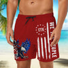 American Flag Eagle Patriotic 1776 Beach Short LM32 669227