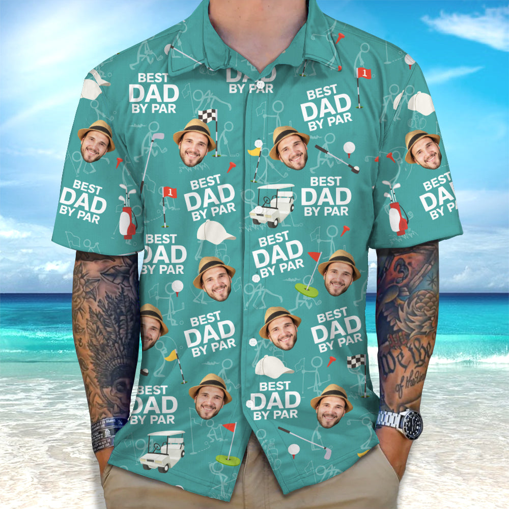 Custom Photo Best Dad By Par Familly Hawaii Shirt HO82 893748