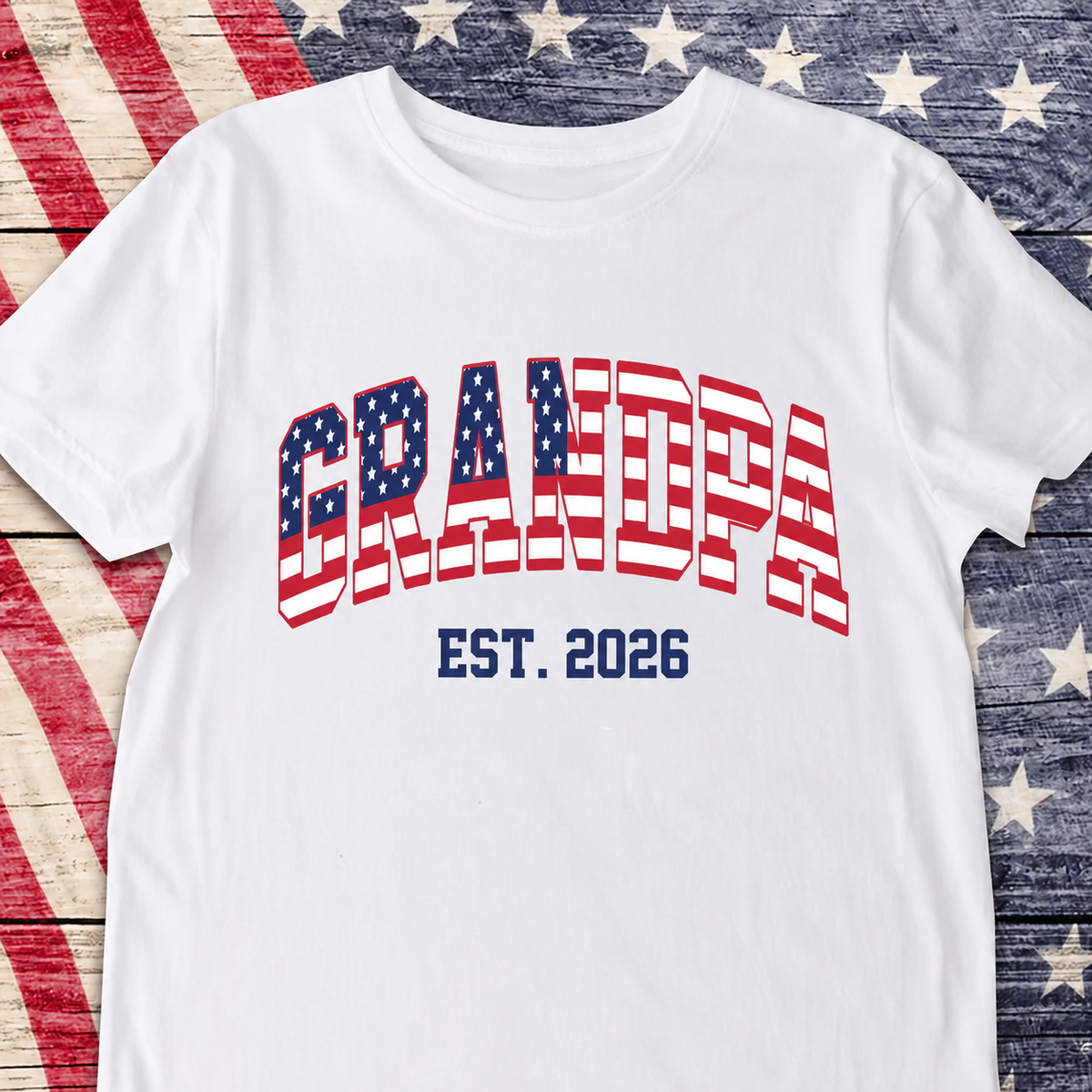 Personalized USA Flag Patriotic Dad Shirt, Gift for Father’s Day HA75 921038