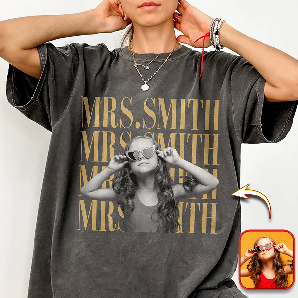Personalized Vintage Photo Teacher Comfort Shirt CH07 911916