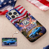 Celebrate 100 Years of Road Route 66 and America 250th Anniversary Custom Car Photo Phone Case HA75 920310