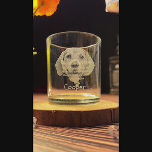 Custom Photo Thank You For Being My Daddy Christmas Gift For Dog Lover Rock Glass TH10 TA29 890807