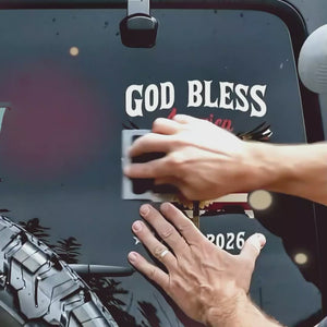 Patriotic 250th Anniversary God Bless America Eagle 1776–2026 Car Window Decal Sticker HO82 900872