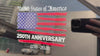 American Eagle Waving USA Flag Car Window Decal Sticker HA75 898390