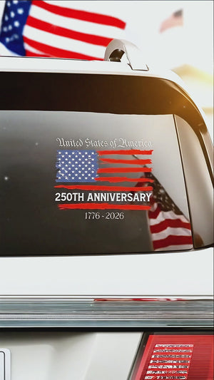 USA 250th Anniversary Car Window Decal Sticker TH10 896355