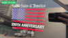 USA America 250th Anniversary Car Window Decal Sticker HA75 898974