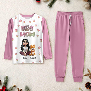 Personalized Dog Mom Sleepwear Custom Dog 3D Sleepwear CH07 899128