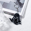 Mischief Cat Interactive Keychain Funny Wiggling Keychain with Rotating Cats Eggs Hilarious Gift for Cat Lovers HA75 922138