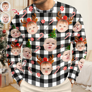 Custom Face Christmas Silly Family, Friends, Co-Workers - Personalized Ugly Sweater HO82 900084