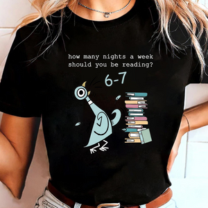 How Many Nights A Week Should You Be Reading 6-7 Funny Six Seven Dark Shirt CH07 896904