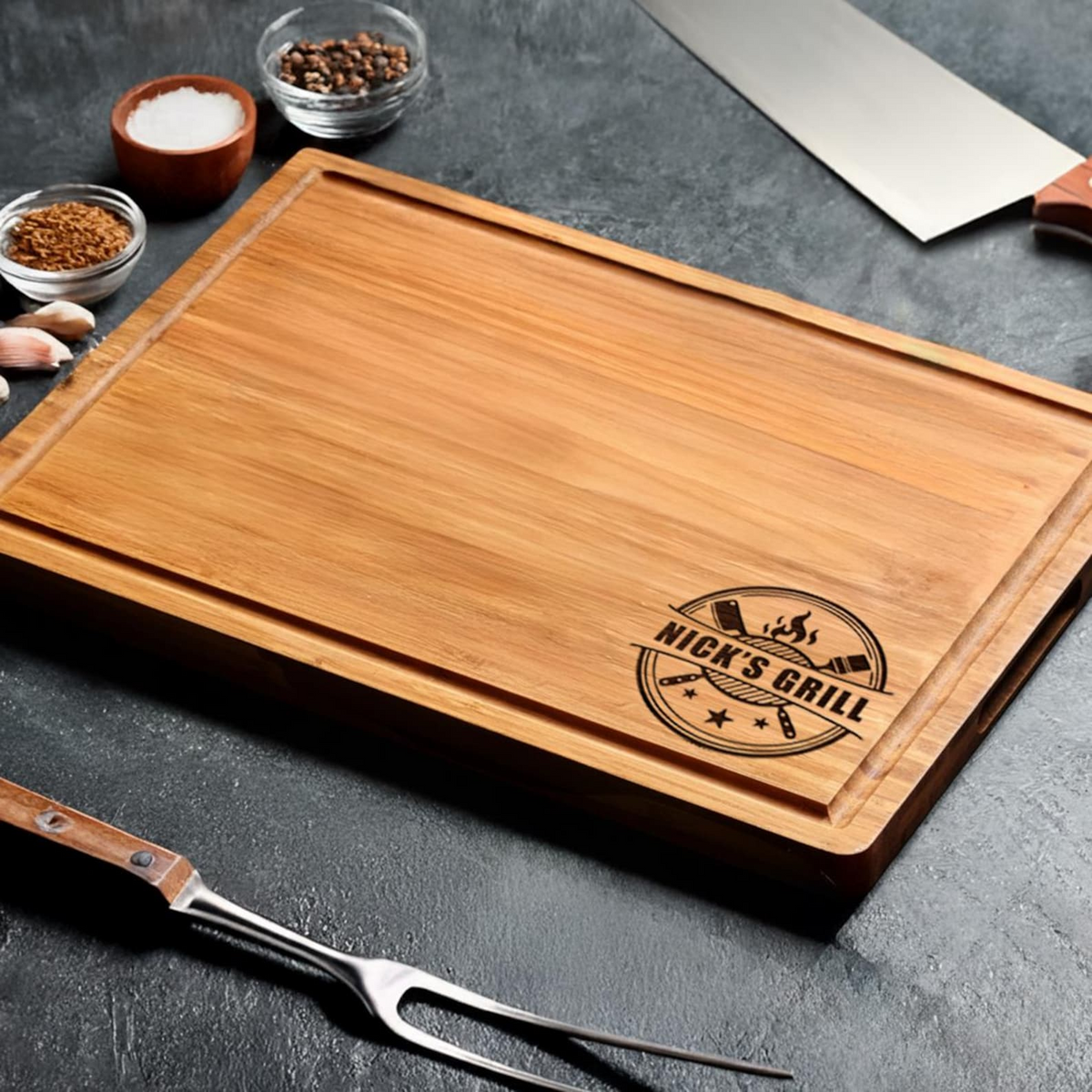 BBQ Cutting Board Custom Grilling Gifts, Fathers Day Gift CH07 911638