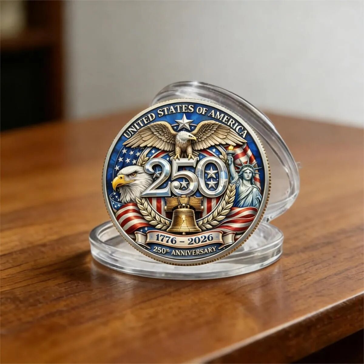 250 Years of America Commemorative Coin – 250 Years of Freedom Limited Edition LM32 899297
