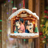 Custom Photo You & Me And The Dog  - Personalized 3D Effect Acrylic Ornament LM32 895959
