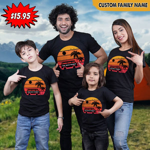 GeckoCustom Vintage Retro Family Camping Shirt K228 HN590