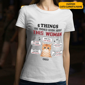 GeckoCustom 5 Things You Should Know About This Woman Cat Shirt, N304 HN590