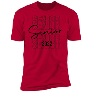 GeckoCustom #680202 Senior 2022 Shirt Premium Tee / Red / X-Small