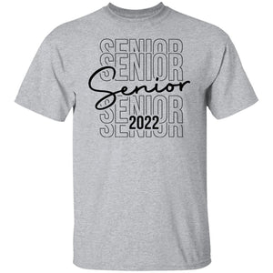 GeckoCustom #680202 Senior 2022 Shirt Basic Tee / Sport Grey / S