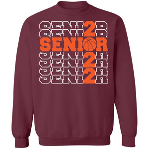 GeckoCustom #680205 Senior 2022 Basketball Sweatshirt Sweatshirt / Maroon / S