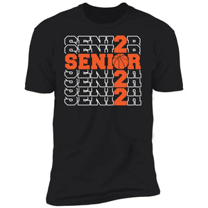 GeckoCustom #680205 Senior 2022 Basketball Sweatshirt Premium Tee / Black / X-Small