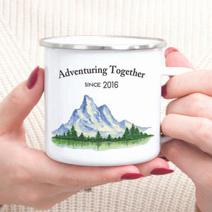 GeckoCustom Adventuring Together Camping Mug 12oz