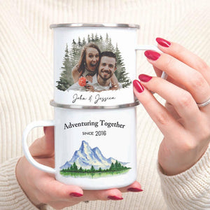 GeckoCustom Adventuring Together Camping Mug 12oz