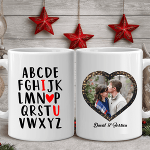 GeckoCustom Alphabet I Love You Custom Mug 11oz