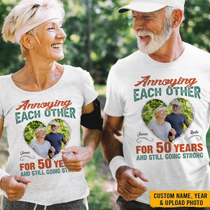 GeckoCustom Annoying Each Other For Many Years Still Going Strong Shirt N369 HN590