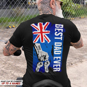 GeckoCustom Best Dad Ever Australia Flag Family Shirt T286 HN590