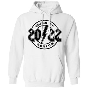 GeckoCustom class of 2022 rock style senior White Senior Hoodie / White / S