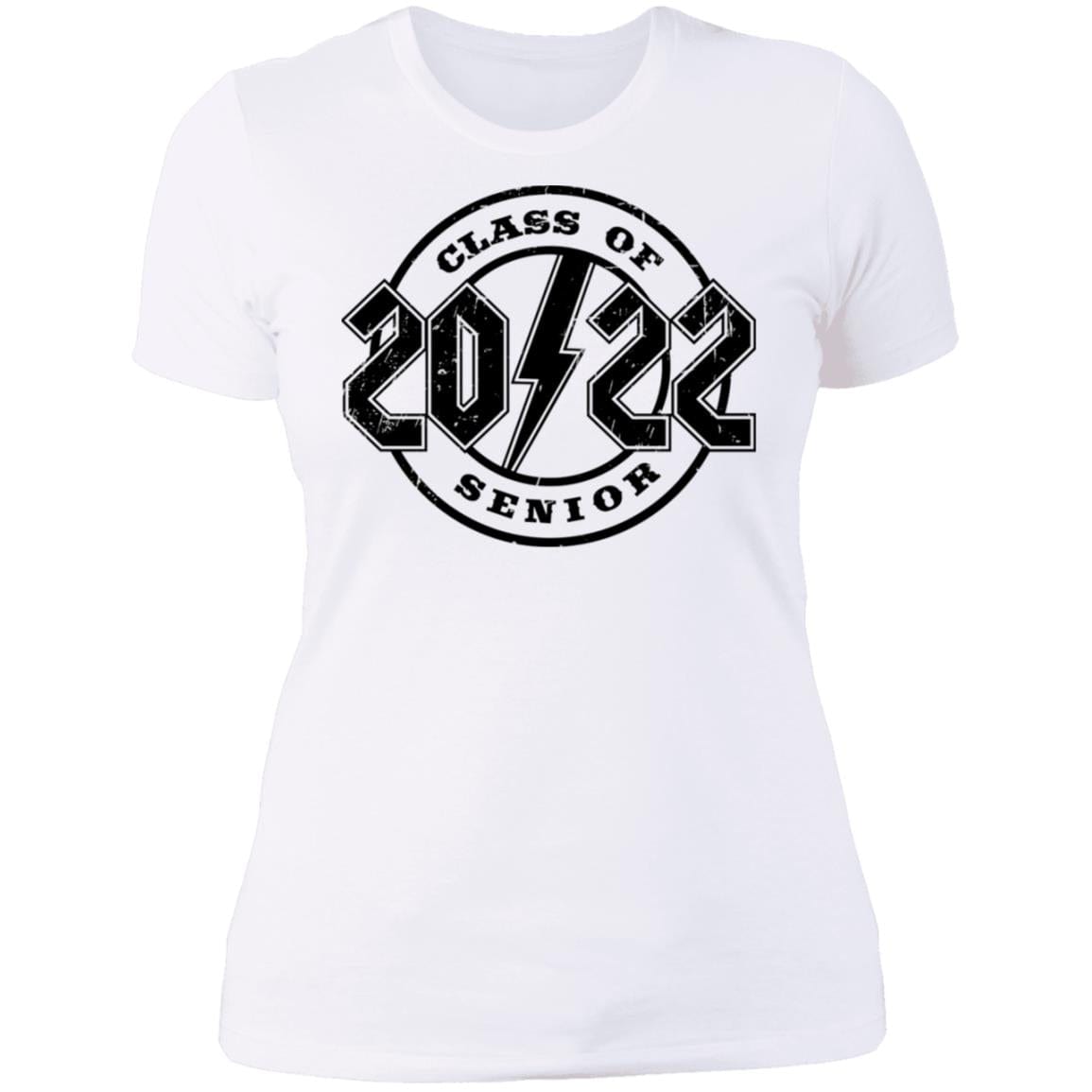 GeckoCustom class of 2022 rock style senior White Senior Women Tee / White / X-Small