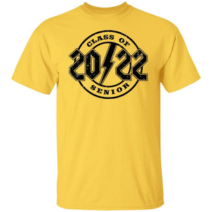 GeckoCustom class of 2022 rock style senior White Senior Basic Tee / Daisy / S