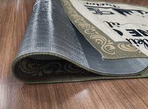 GeckoCustom Colorful Baby Let's Go Camping Patio Rug, Patio Mat HN590