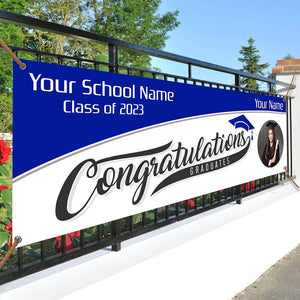 GeckoCustom Congratulation Graduates Class of 2021 Custom Image banner, Graduation Gift HN590