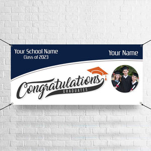 GeckoCustom Congratulation Graduates Class of 2021 Custom Image banner, Graduation Gift HN590