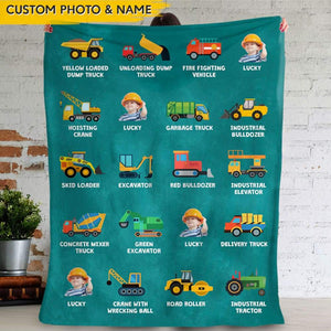 GeckoCustom Contraction Upload Photo Baby Blanket HN590 VPL Cozy Plush Fleece Blanket 60x80