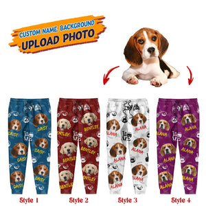 GeckoCustom Custom Dog Photo With Offroad Pattern Sweatpants N304 HN590