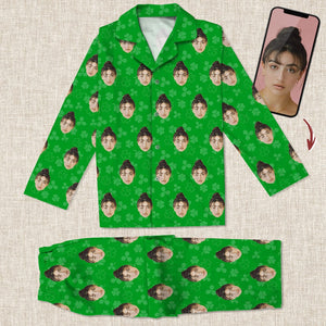 GeckoCustom Custom Face Photo Irish Pajamas K228 HN590