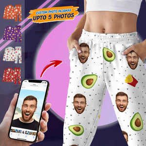 GeckoCustom Custom Face Photo With Accessories Pajamas T368 HN590