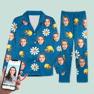 GeckoCustom Custom Face Photo With Accessories Pajamas T368 HN590