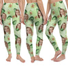 GeckoCustom Custom Face Photo With Accessory Pattern Legging Set N304 889140