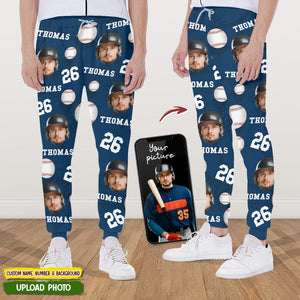 GeckoCustom Custom Photo Baseball Pattern Sport Sweatpants T286 HN590