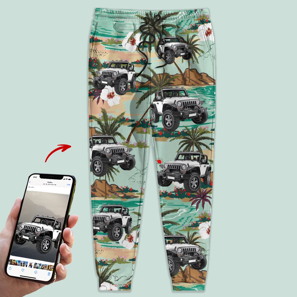 GeckoCustom Custom Photo Car Men and Women's Sweatpants N304 HN590