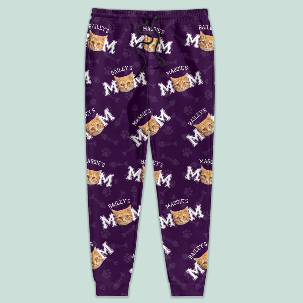 GeckoCustom Custom Photo Cat Dad Mom Pet Sweatpants N304 HN590