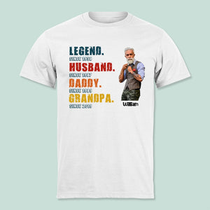 GeckoCustom Custom Photo Daddy Legend Shirt Family N304 HN590