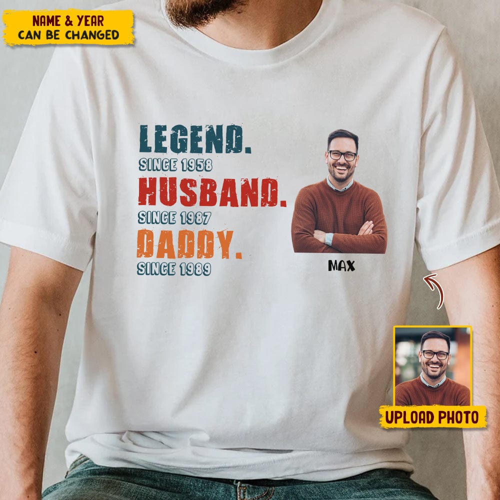 GeckoCustom Custom Photo Daddy Legend Shirt Family N304 HN590