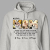 GeckoCustom Custom Photo Dear Mom For Dog Lovers Bright Shirt K228 889090 Pullover Hoodie / Sport Grey Colour / S