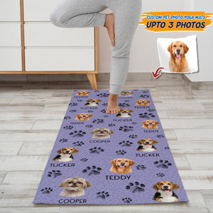 GeckoCustom Custom Photo Dog Cat For Pet Lover Yoga Mats T286 HN590