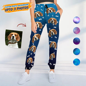 GeckoCustom Custom Photo Dog Cat Galaxy Pet Sweatpants T368 HN590