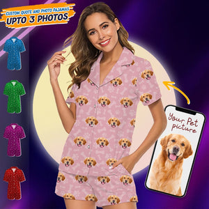 GeckoCustom Custom Photo Dog Cat Short Pajamas K228 HN590