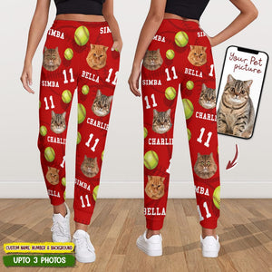 GeckoCustom Custom Photo Dog Cat With Softball Pet Sweatpants T286 HN590